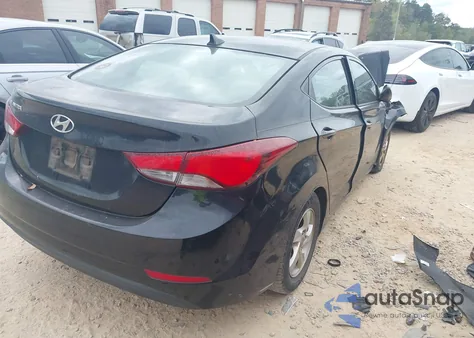 2014 Hyundai Elantra Se from USA, damaged, VIN KMHDH4AE1EU085860